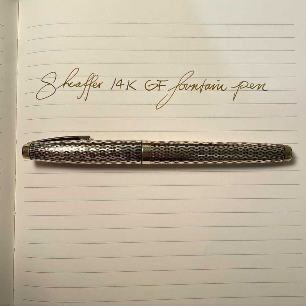 Vintage Shaeffer gold filled fountain pen 14k nib